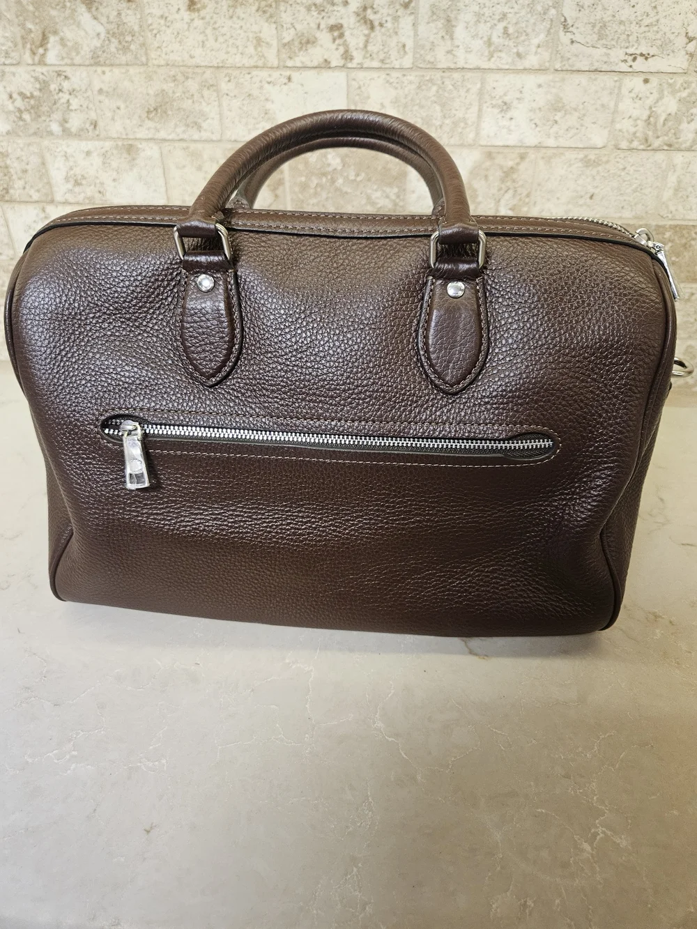 Coach Large Rowan Satchel in Maple - Picture 4 of 9